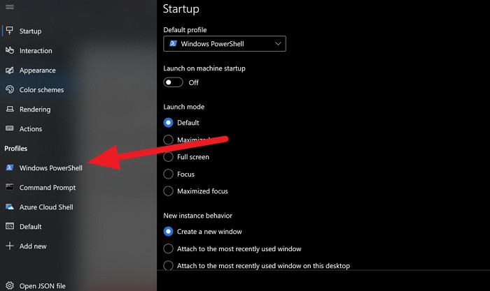 Windows 터미널에서 배경 이미지 설정하는 방법