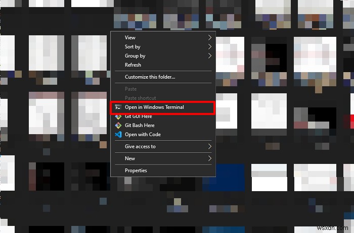 Windows 11/10 컨텍스트 메뉴에  Windows 터미널에서 열기  추가·제거하는 방법