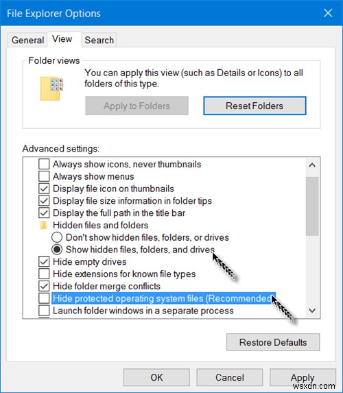 Windows 11/10에서 숨겨진 파일 및 폴더 표시하는 완벽 가이드