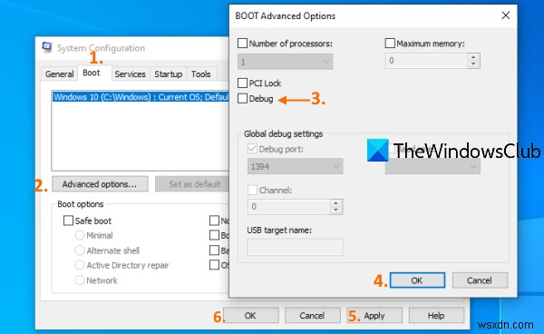 Windows 10에서 디버그 모드 활성화 시 시스템 멈춤 현상 해결 방법
