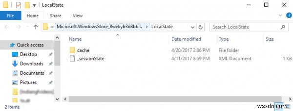 Windows 11/10에서  Windows 스토어 캐시가 손상되었을 수 있습니다  오류 해결 방법