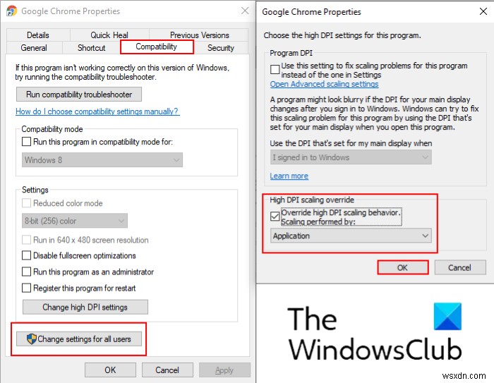 고해상도(High-DPI) 장치에서 발생하는 Windows 화면 배율 문제 해결 방법