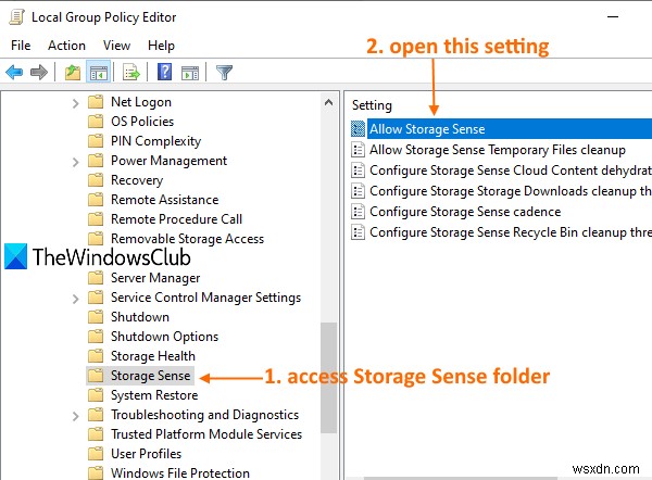 Windows 11/10에서 저장소 감지(Storage Sense) 비활성화하는 방법