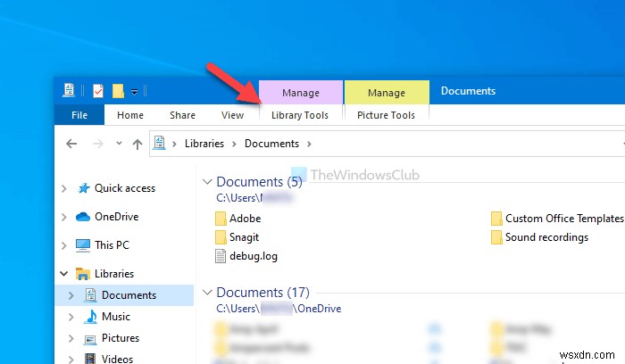 Windows 11/10에서 라이브러리 폴더 템플릿을 변경하는 방법