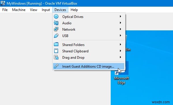 VirtualBox 심리스 모드가 회색으로 비활성화되거나 작동하지 않을 때 해결 방법
