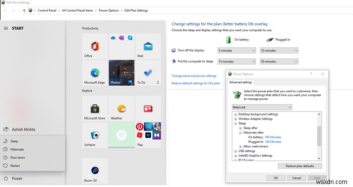 Windows 10 최대 절전 모드가 이전 상태를 복원하지 않을 때 해결 방법