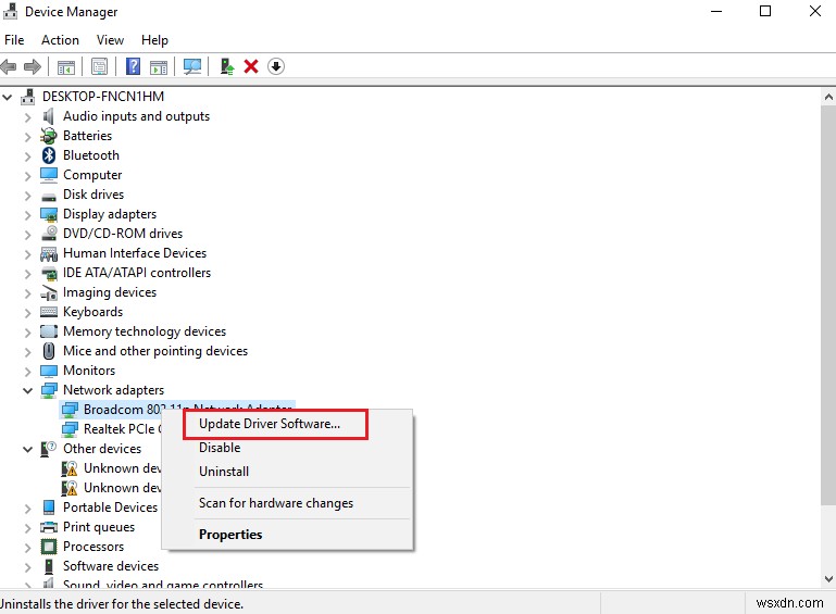 Windows 11/10 식별되지 않은 네트워크 오류 해결 방법 총정리