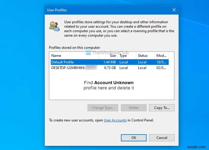 Windows 10 프로필이 완전히 삭제되지 않았습니다 – 디렉터리가 비어 있지 않습니다 오류 해결 방법