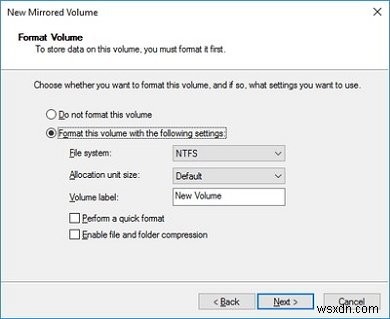 Windows 11/10에서 실시간 하드 드라이브 백업을 위한 미러 볼륨 생성 방법
