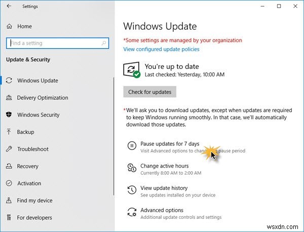 Windows 11/10에서 Windows 업데이트 최대 365일까지 지연·연기·일시 중지하는 방법