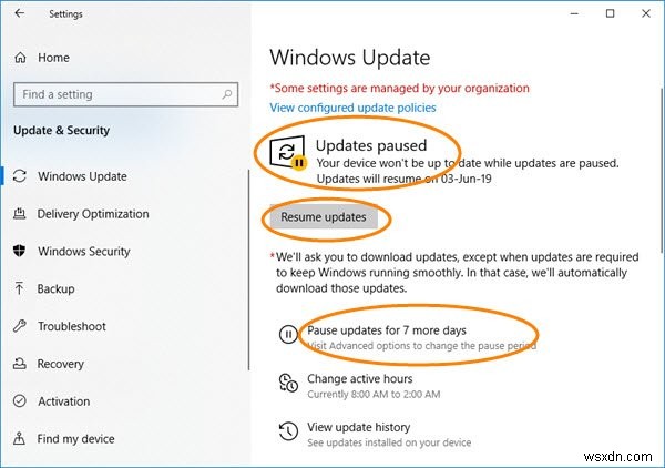 Windows 11/10에서 Windows 업데이트 최대 365일까지 지연·연기·일시 중지하는 방법