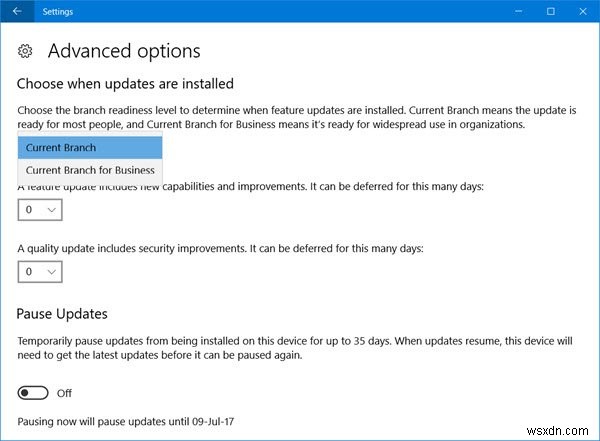 Windows 11/10에서 Windows 업데이트 최대 365일까지 지연·연기·일시 중지하는 방법