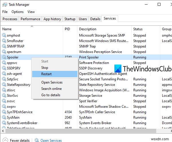 Windows 11/10에서 알 수 없는 프린터 드라이버 오류 0x80070705 해결 방법