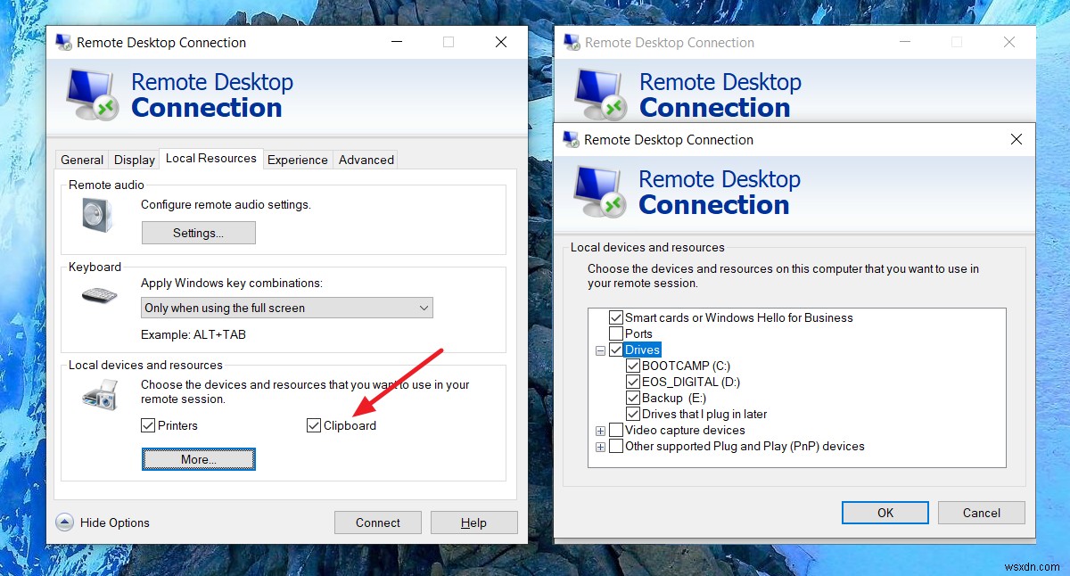 Windows 10 원격 데스크톱(RDP)에서 복사·붙여넣기가 안 될 때 해결 방법