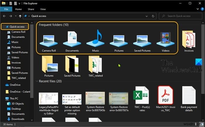 Windows 10에서 빠른 액세스에 라이브러리를 추가하는 방법