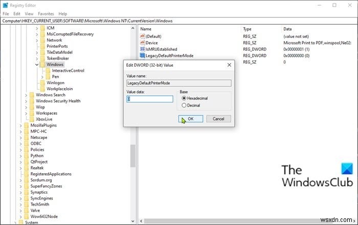 Windows 10에서 기본 프린터로 설정 메뉴가 사라졌을 때 해결 방법