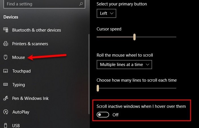 Windows 10에서 비활성 창 스크롤 기능을 끄는 2가지 방법