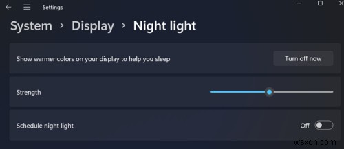 Windows 11/10에서 블루라이트 필터(야간 조명) 켜고 끄는 방법