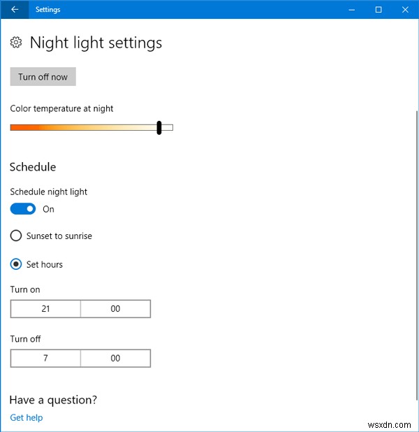 Windows 11/10에서 블루라이트 필터(야간 조명) 켜고 끄는 방법