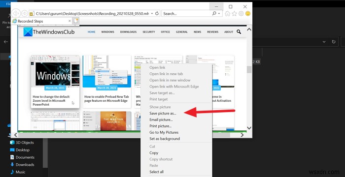 Windows 11/10에서 마우스 커서를 포함한 스크린샷 캡처하는 방법