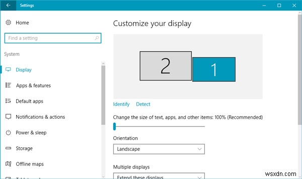 Windows 11/10 듀얼 모니터에서 모니터마다 다른 배경화면 설정하는 방법