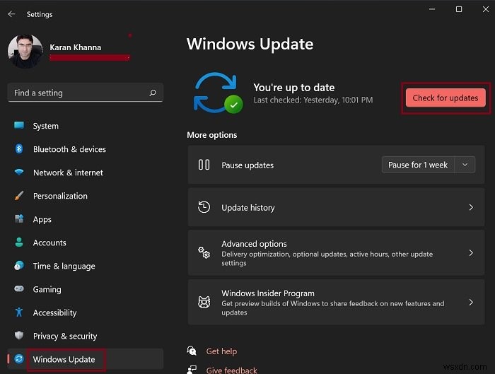 Windows 11/10에서 업데이트 확인하는 방법 총정리