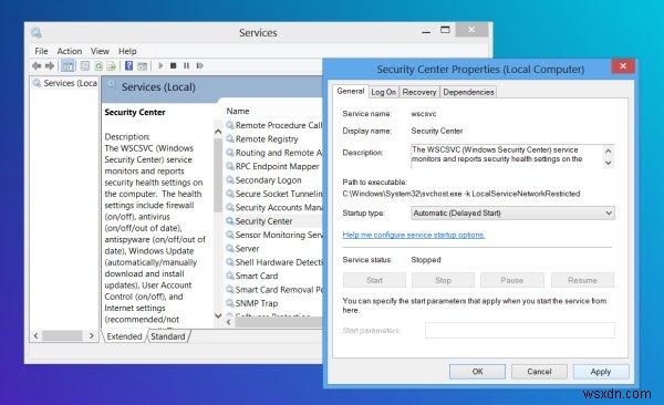 Windows 보안 센터 서비스를 시작할 수 없습니다 – 원인과 해결 방법 총정리
