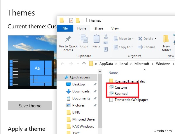 Windows 11/10 테마는 어디에 저장될까? 저장 위치와 활용법 총정리