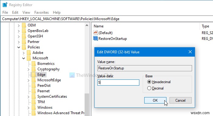 Microsoft Edge에서 페이지 복원 팝업 알림을 비활성화하는 3가지 방법