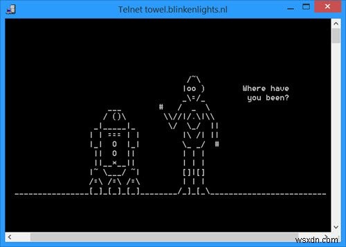 Windows 11/10에서 숨겨진 트릭으로 ASCII 스타워즈 감상하는 방법