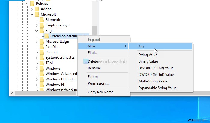Microsoft Edge에서 확장 프로그램 설치를 차단하는 방법 (그룹 정책 및 레지스트리)