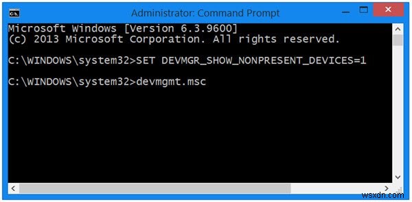 Windows 11/10 장치 관리자에서 숨겨진 장치 표시하는 방법
