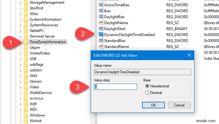 Windows 11/10에서  일광 절약 시간 자동 조정  옵션이 회색으로 비활성화될 때 해결 방법