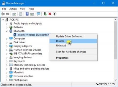 Windows 11/10에서 블루투스 끄고 비활성화하는 4가지 방법