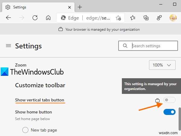 Windows 10 레지스트리 편집기로 Microsoft Edge 세로 탭 기능 완전히 비활성화하는 방법