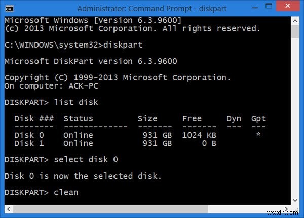 CHKDSK 실행 시 RAW 드라이브에는 사용할 수 없습니다 오류 해결 방법