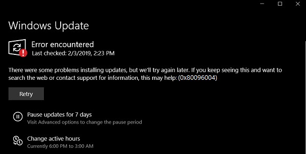 Windows 11/10에서 Windows 업데이트 오류 0x80096004 해결하는 7가지 방법