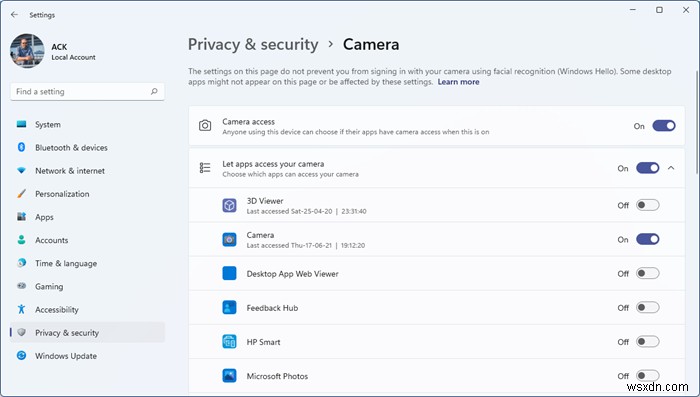 Windows 11/10에서 노트북 카메라·웹캠이 작동하지 않을 때 해결하는 5가지 방법