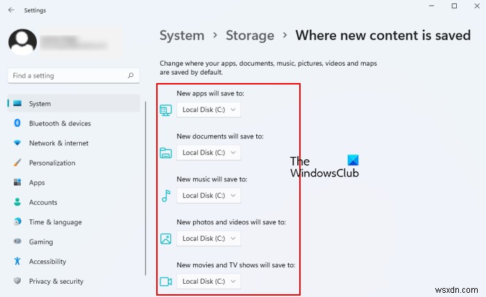 Windows 11/10에서 문서·음악·사진·비디오 기본 저장 위치 변경하는 방법