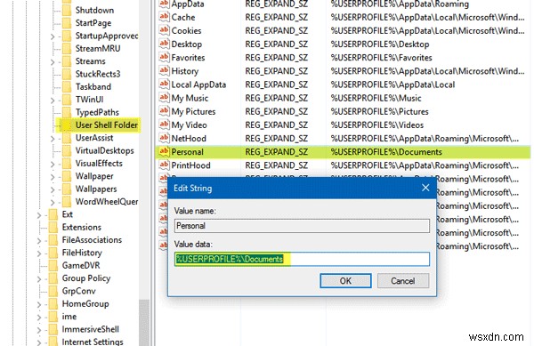 Windows 11/10에서 문서·음악·사진·비디오 기본 저장 위치 변경하는 방법