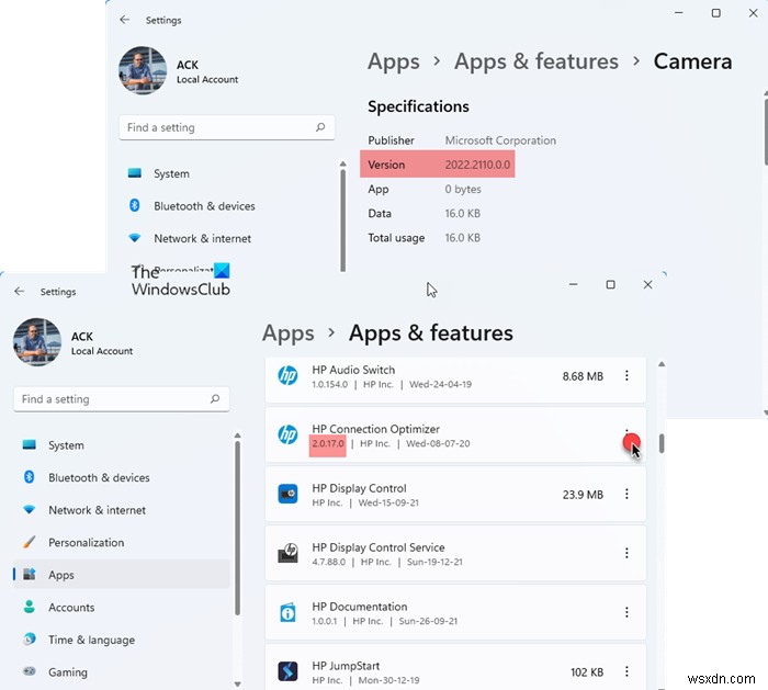 Windows 11/10에서 앱·소프트웨어 버전 번호 확인하는 방법 총정리