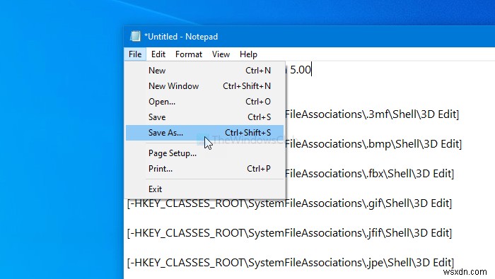 Windows 10 우클릭 메뉴에서  사진으로 편집  및  그림판 3D로 편집  항목 제거하는 방법