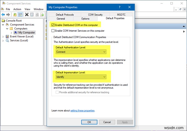 Windows Event ID 10010 DCOM 오류 해결 방법 – 서버가 필요한 제한 시간 내에 DCOM에 등록하지 않았습니다
