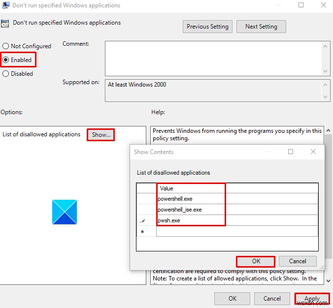 Windows 11/10에서 PowerShell 비활성화하는 방법 총정리