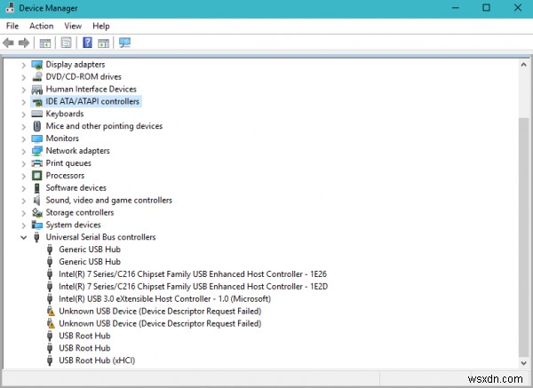 Windows 11/10에서 알 수 없는 USB 장치, 주소 설정 실패 오류 해결 방법