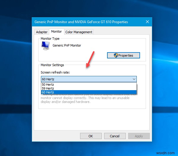Windows 11/10에서 모니터 재생 빈도(주사율)를 변경하는 방법