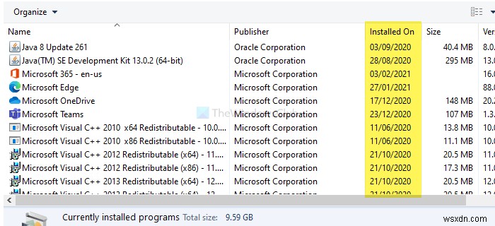 Windows 10에서 앱·프로그램 설치 날짜 확인하는 7가지 방법