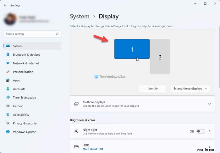 Windows 11/10에서 모니터마다 다른 디스플레이 배율 설정하는 방법