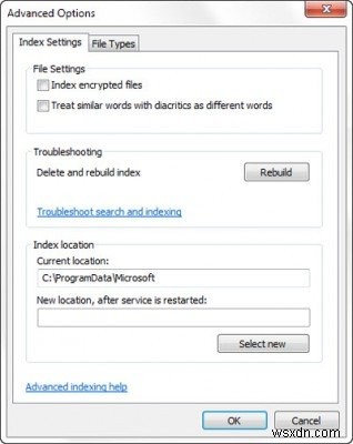 Windows 10 재부팅 후 검색 인덱싱이 매번 처음부터 다시 시작될 때 해결하는 방법