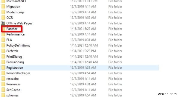 Windows 11/10의 Panther 폴더란 무엇일까요? 삭제해도 안전한가요?